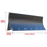 72 Inch Hydraulic Dozer Blade Attachment Suits HY1025C/HY1050C/HY1065C Mini Skid Steer Loaders | HUAYEE HYL05